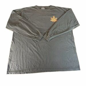 Comfort Colors Premium Quality Long Sleeve Vermont Mens Shirt Size XXL Green